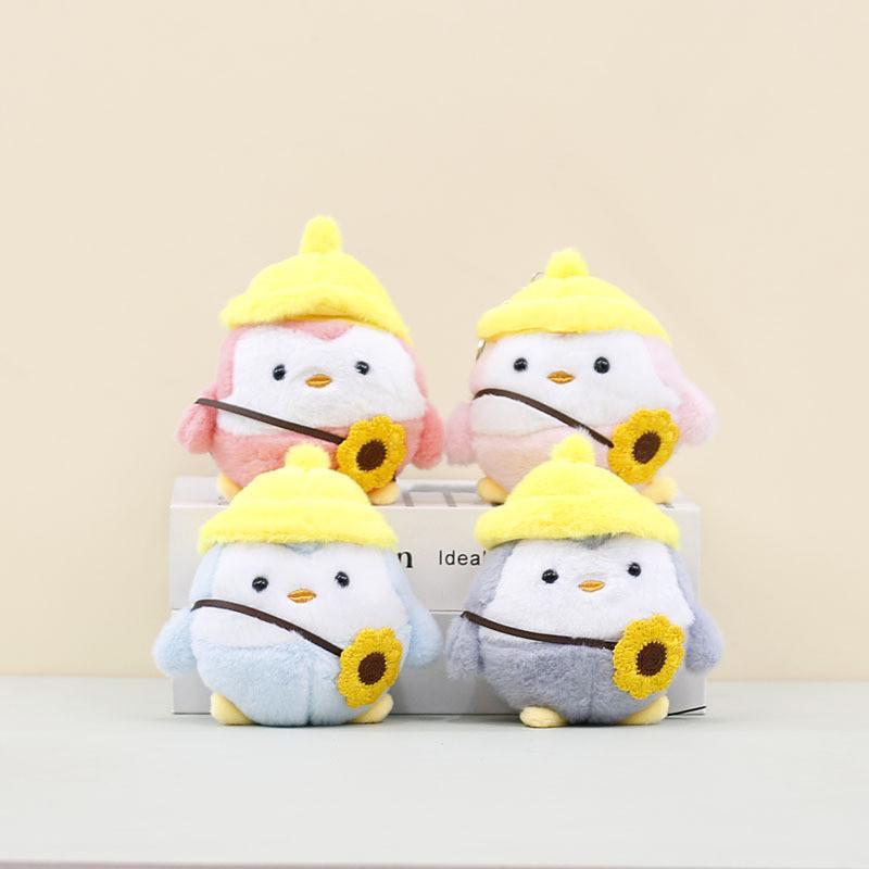 Niedlicher Pinguin Plüschpuppen Schlüsselanhänger Entzückendes Weichspielzeug Tier Accessoire für Taschen