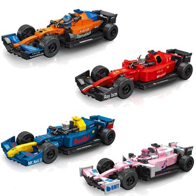 Technisches Formel 1 Rennauto F1 Speed Champions Bausteine Stadt Rallye Super Racer Fahrzeugmodell Ziegel Spielzeug für Kinder Geschenke