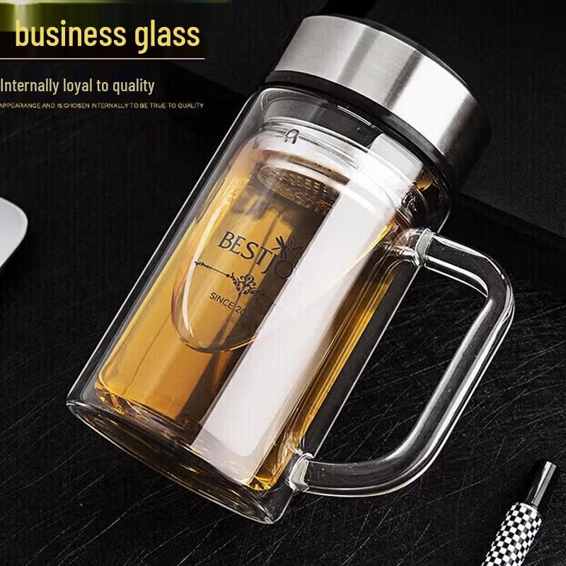 

FUGURNG BESTJOY Double-Layer Borosilicate Office Cup 350ml