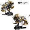 13090 Mechanical Lion Model 1073pcs Building Blocks Bricks  Animal Kit Animal World Assembly Toy for Birthday Gifts