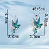 Hummingbird Daisy Pendant Necklace Earring Pendant Set Fashion Exquisite Elegance Daily Versatile Set