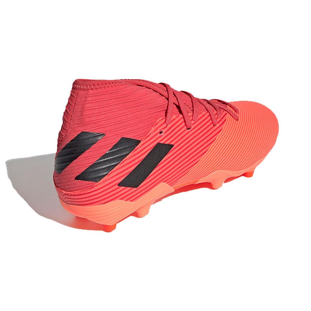 Adidas Nemeziz 19.3 Round Toe Comfortable FG (Rubber Long Stud) Slip Resistant Durable Soccer Shoes Men Soccer Shoes Red EH0300