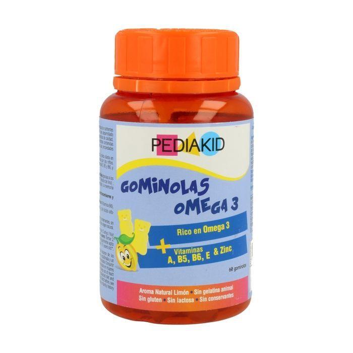 Pediakid gommes omega 3 60 oursons