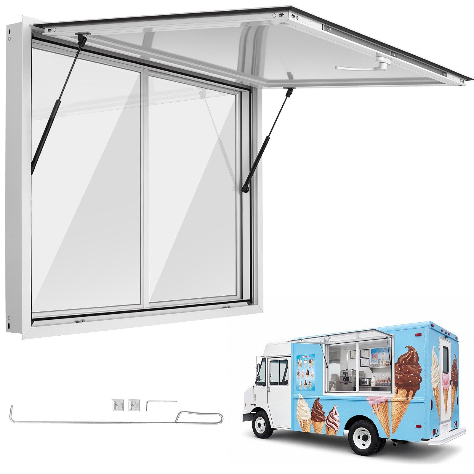 VEVOR Concession Window 1220x915mm Aluminum Alloy