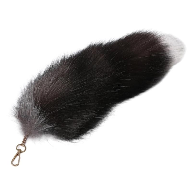 Plüschschwanz Schlüsselanhänger Schwanz Schlüsselanhänger Anhänger Tierischer Schwanz Schlüsselhalter Geldbörse Tasche Anhänger Schlüsselanhänger Zubehör