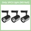 LED Track Light Set COB Track Lamp Rail Lighting for 20/30/40W Home Spotlight Indoor Clothing Shop Store Bedroom Lamp Fixture