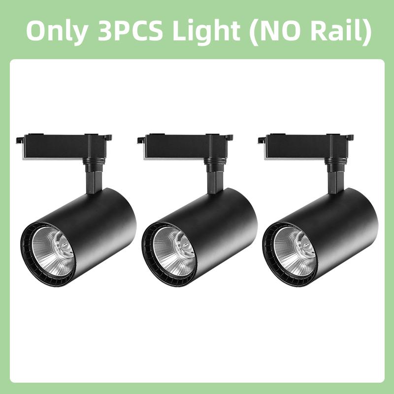 LED Track Light Set COB Track Lamp Rail Lighting for 20/30/40W Home Spotlight Indoor Clothing Shop Store Bedroom Lamp Fixture