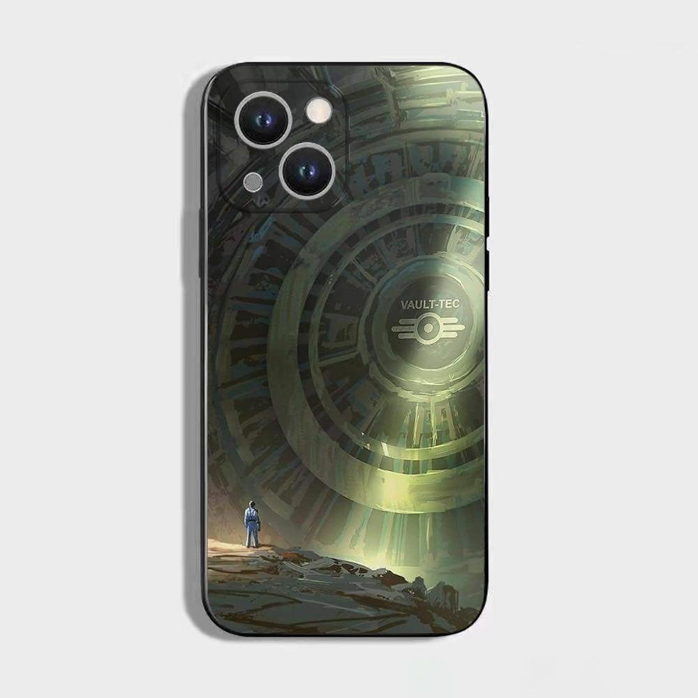 F-Fallout S-Serie 4 Coole Handyhülle Für iPhone 16,15,14,13,12,11 Plus,Pro Max,XS,X,XR,SE,Mini,8,7,Weiches Silikon Schwarze Abdeckung