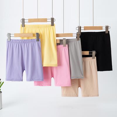 6-pcs Children's Four Seasons Candy-colored Mix-and-match Leggings Girls Comfortable Joker Safety Pants Anti-exposure Cute Short