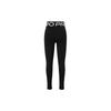 Nike Logo High-Waisted Slim Fit Elastic Knit Sports Pants Women bottoms Black FV7383-010