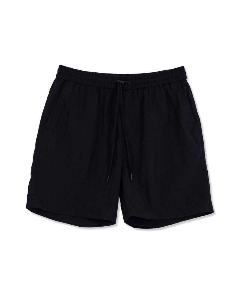 ASTRAL PROJECTION Basic Comfortable Nylon Shorts_Black