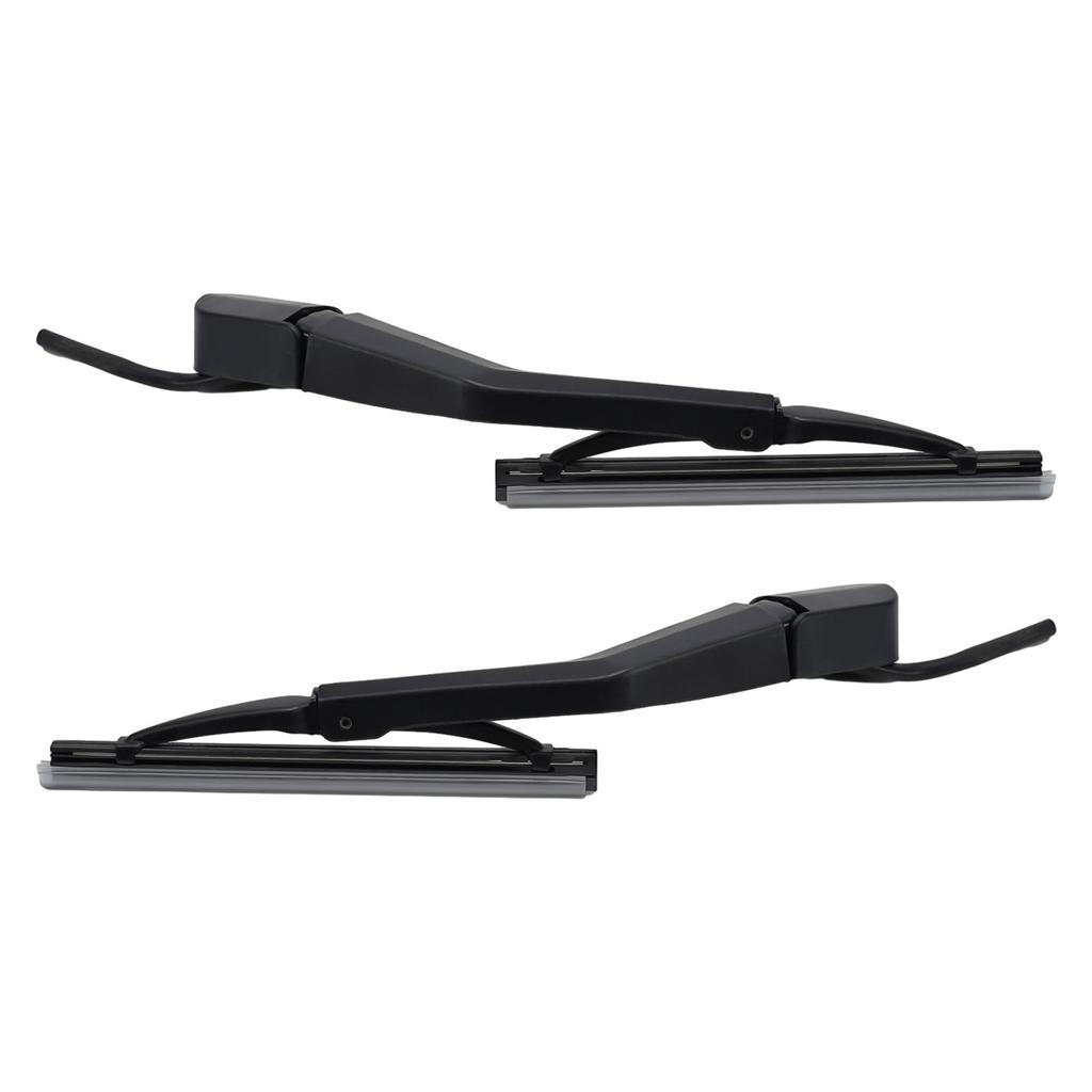 2 limpiaparabrisas izquierdo/derecho para W126 A1268204544 A1268204644, ABS negro, accesorios para limpiaparabrisas de coche.
