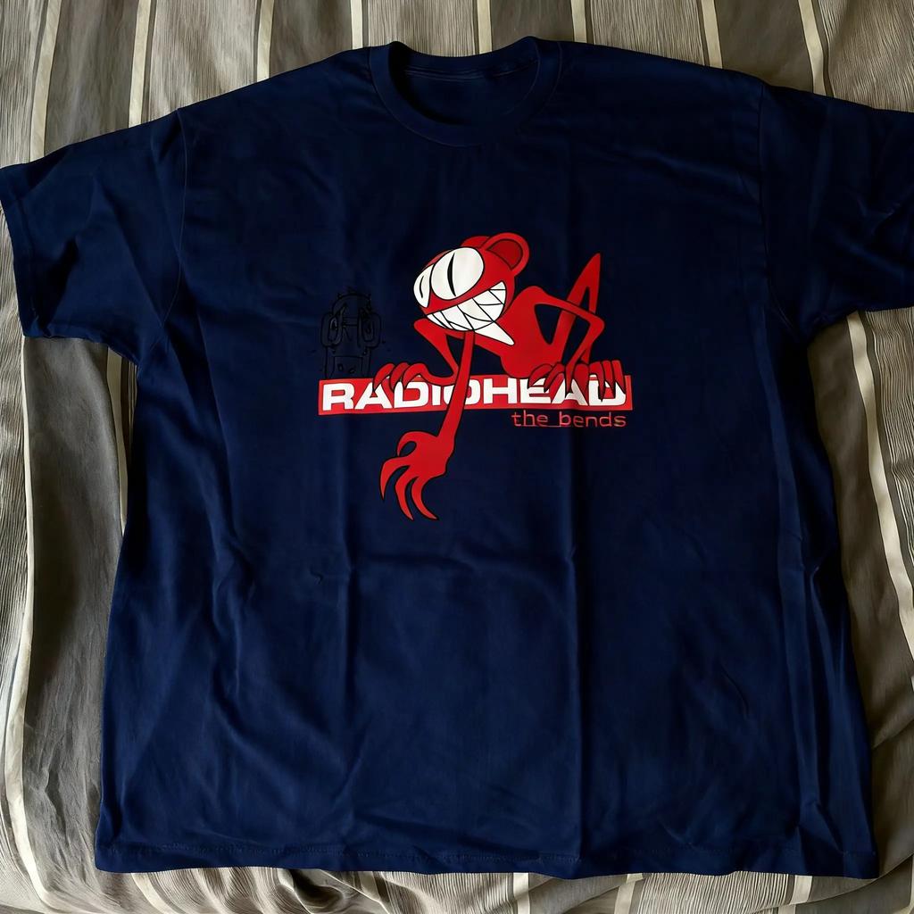 Radiohead band, The Bend album band pattern reproduction, men's and women's parent-child style children's tops