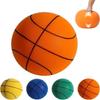 Balle de Basketball Silencieuse Haute Densité pour Enfants Entraînement Intérieur Raquette Balle Portable 18cm/22cm Éponge Élastique Petite Balle en Cuir Jouet