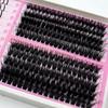 Cluster Lashes Individual Extensions Mixed Tray DIY Eyelash Set Soft Natural Curl Long Lasting for Party and Everyday Use