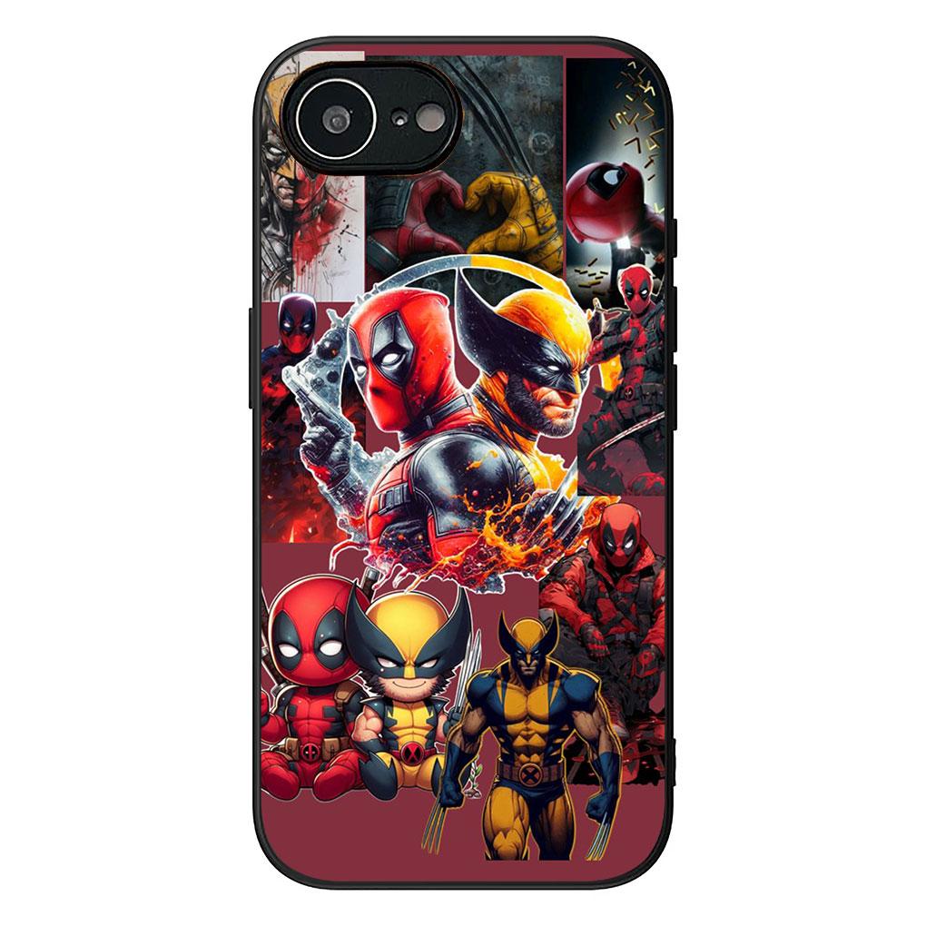 Wolverine Deadpool Marvel Phone Cover for Motorola Moto Edge 70 60 Fusion NEO Pro G Stylus G56 G96 G52 G04 G05 20 Soft Case