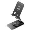 Phone Holder 360 Degrees Rotation Height Adjustable Foldable Portable Metal Desk Phone Dock Holder for