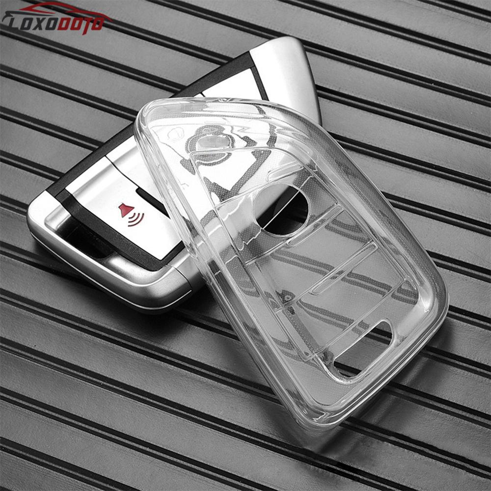 For BMW Serie 1 2 3 4 5 6 7 X3 X1 X2 X4 X5 F15 G05 X6 F16 Z4 M5 F48 F10 F40 G02 G31 G23 G42 F34 IX3 TPU Car Key Fob Case Holder