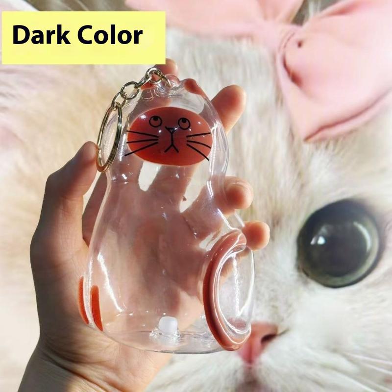 Tierhaare Transparentes Kaninchenhaar Organizer Anhänger Schlüsselanhänger Rucksack Souvenirs Aufbewahrungskapsel Haustier Gedenksammlung Tasche