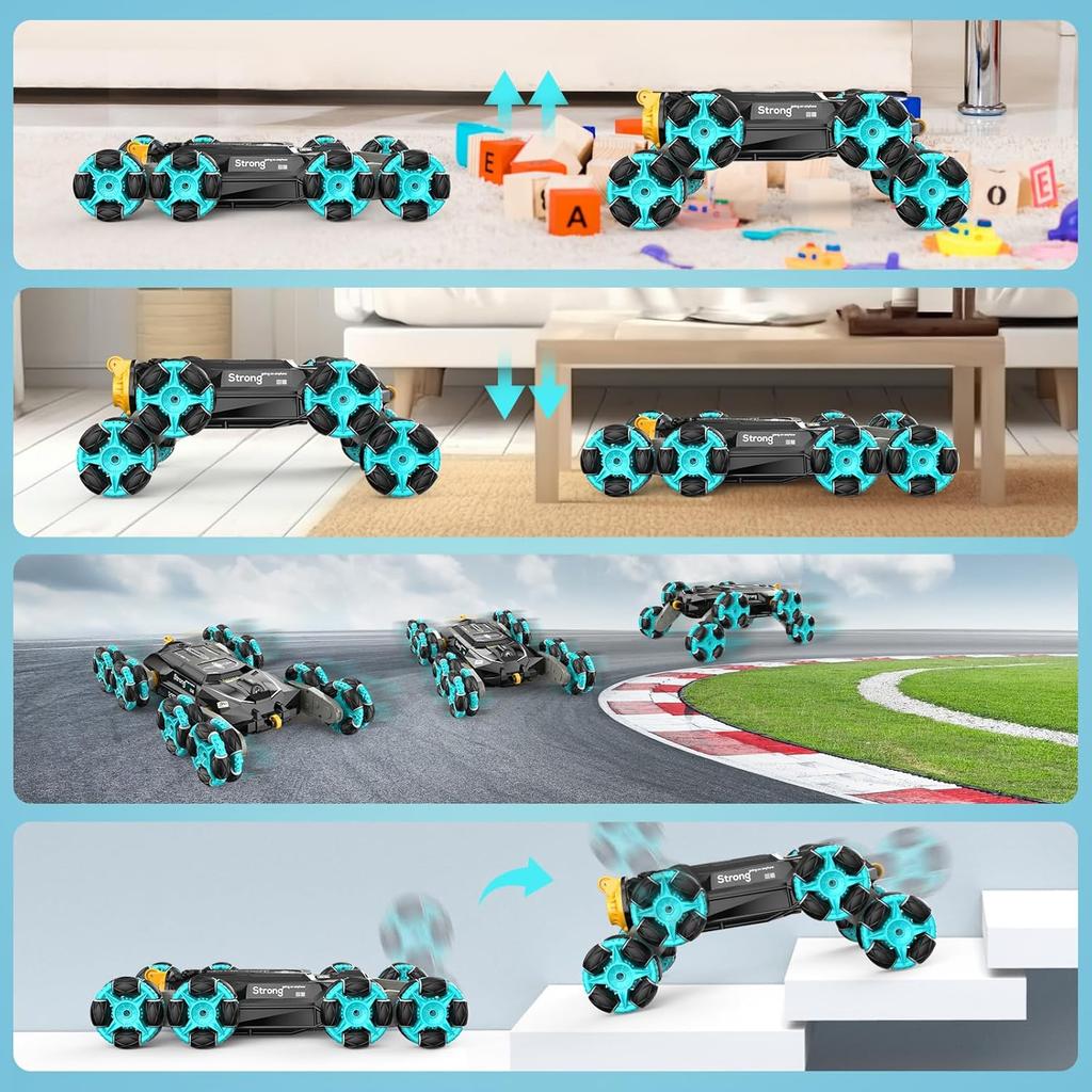 8WD Gesture Sensing RC Stunt Cars - Toys Gifts for Kids 8 9 10 11 12 Year Old Boys Girls,2.4Ghz Remote Control Cars,Transform Drift Off Road Vehicle