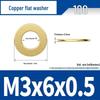 Ultra-Thin Brass Flat Washer Round Shim (Sizes M2-M20)