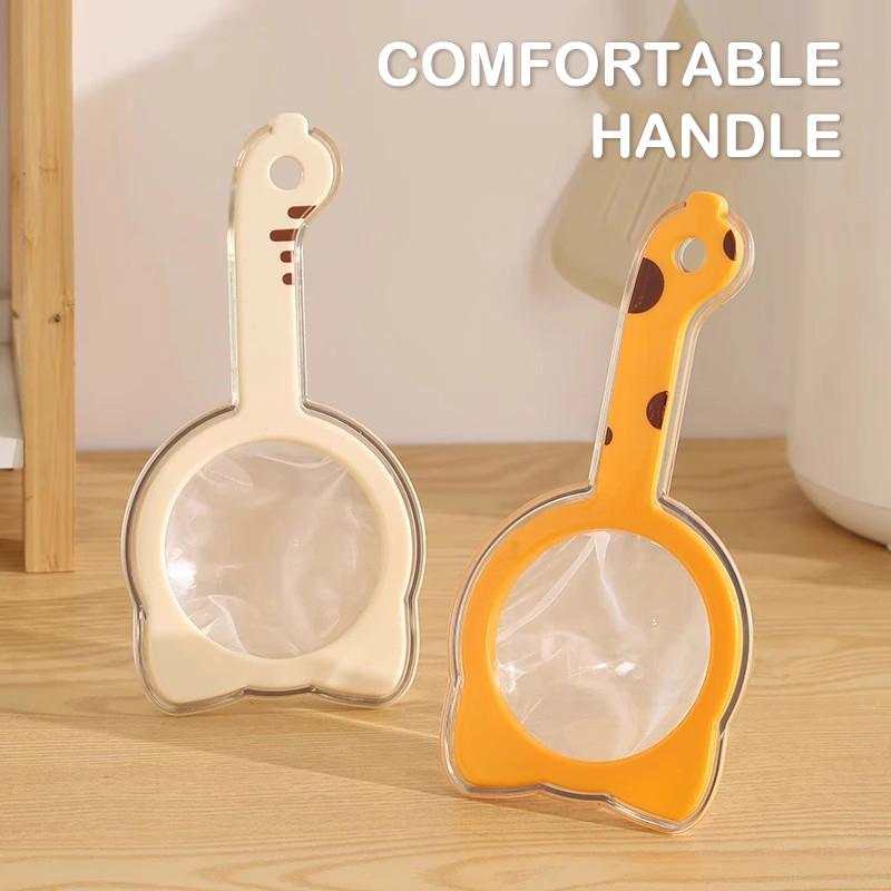 2 In 1 Funnel Filter With Handle Detachable Juice Strainer Reusable Strainer Funnel For Juice Food Residue Oil Milk Coffee