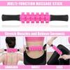 Foam Roller,Foam Rollers for Back and Legs,5 In 1 Foam Roller Massage Set Includes Muscle Roller Stick, Stretching Strap, Plantar Fasciitis Balls