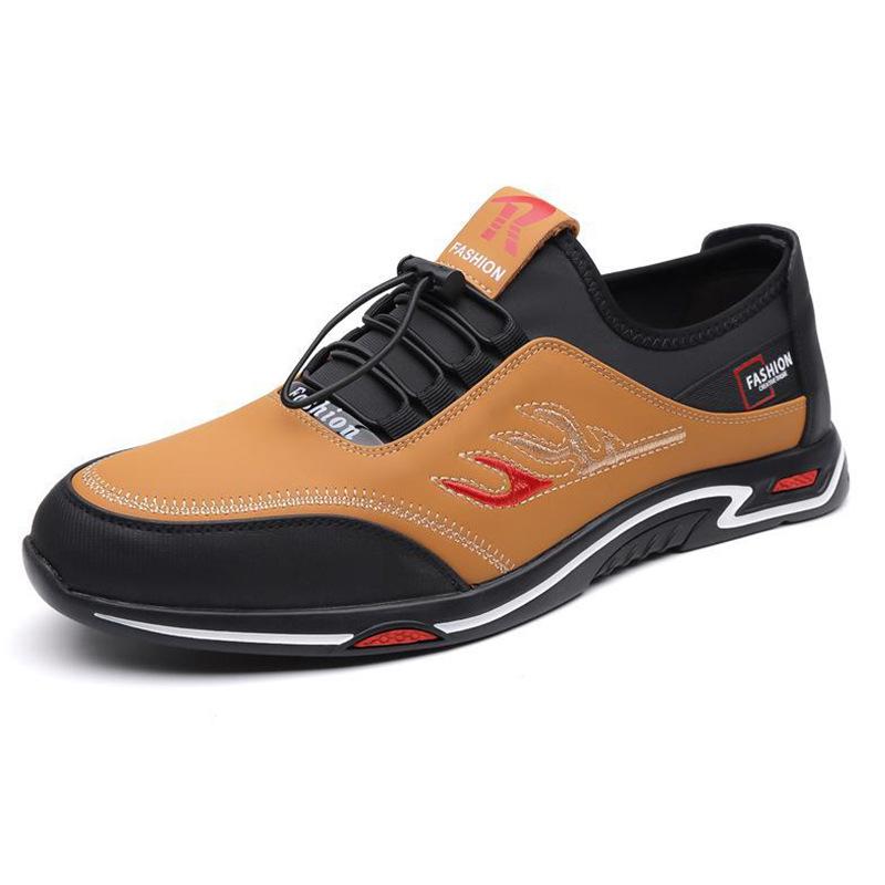 

Повседневная мужская обувь осень удобная мужская обувь деловая обувь модная простая низкая повседневная кожаная обувь 44