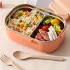Stainless Steel Divides Food Container Sealed Food Storage Crisper Insulation Lunch Box  Travel