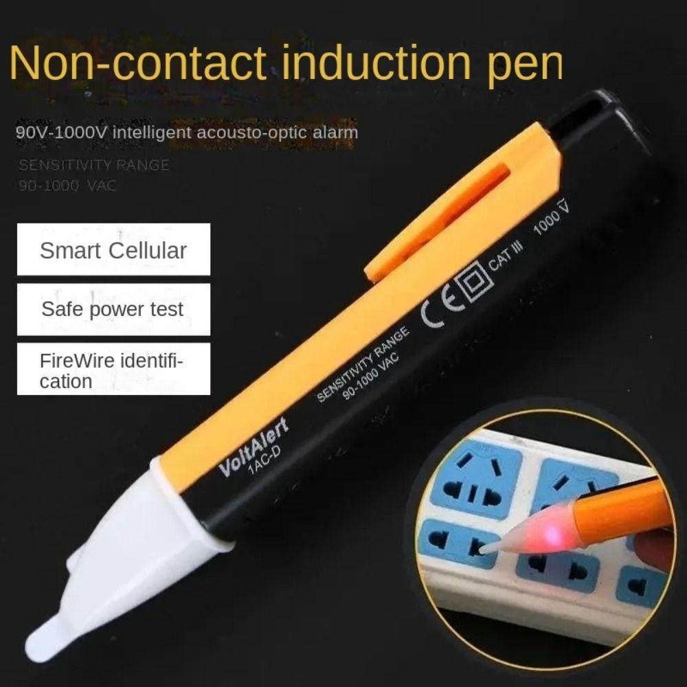 

2 pcs LED Lights Non-contact Voltage Test Pen Electric Line Breakpoint Detector Electrician style 1