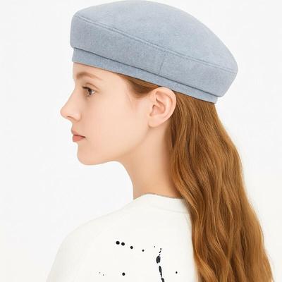 Alina Wool Beret Women's Painter's Hat Young-looking Bread Hat