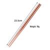 Baguettes en acier inoxydable 304 galvanisées: Coloré, antidérapant, anti-brûlure, idéal pour un usage domestique et commercial.