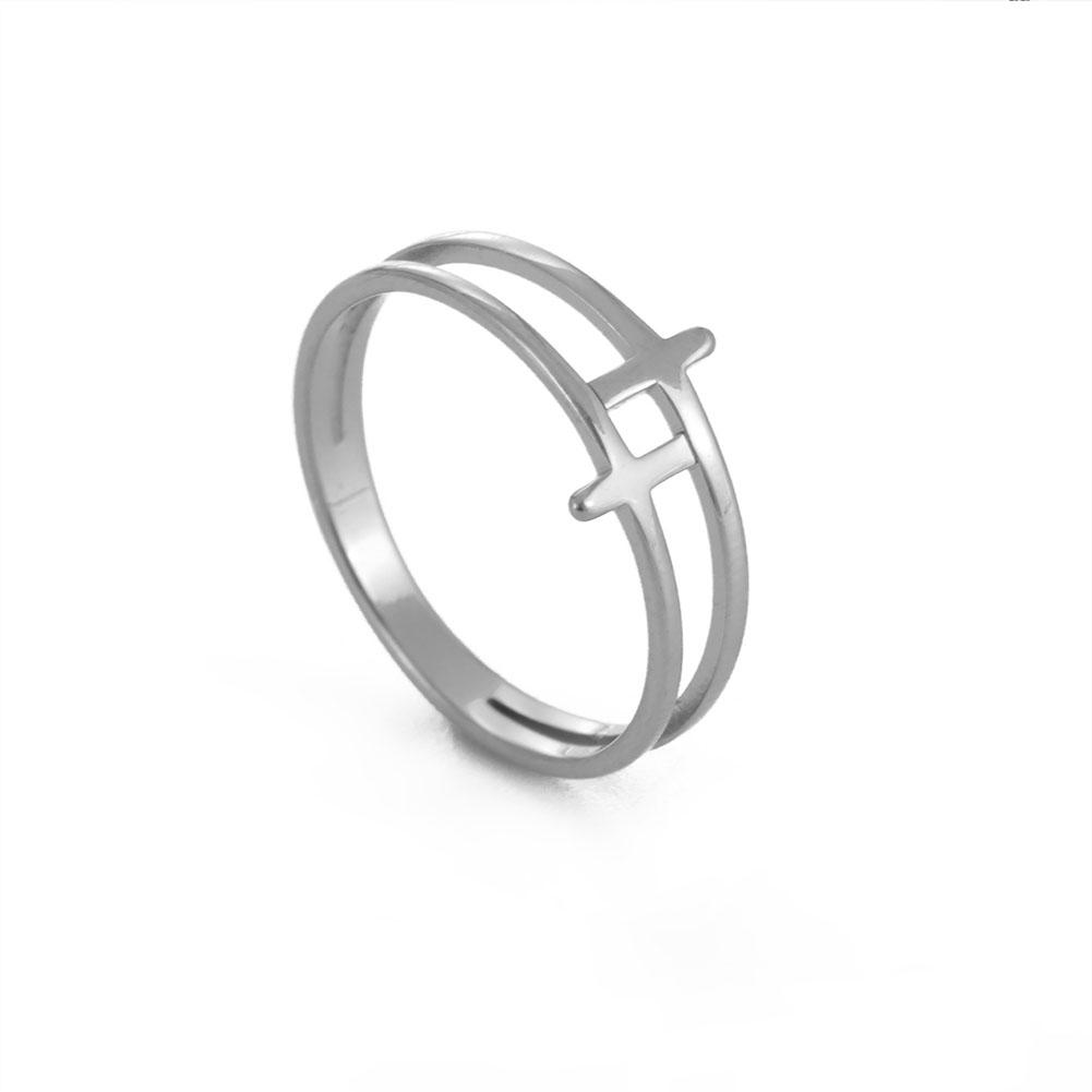 Stainless Steel Cross Rings for Women Men Christian Jesus Finger Rings Supernatural Jewelry Party Birthday Gift
