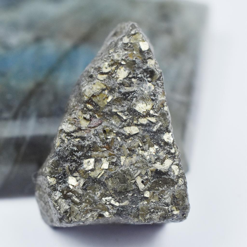Natural Pyrite Loose Gemstone Golden Uncut Raw Rough 31.85 ct Crystal for Gemstone Collections
