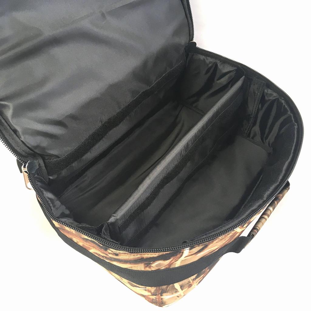 Camouflage Pattern Reel Case Inner Partitions Are Adjustable So You Can Store Reels of Various and the 8 Partitions Are Removable So You Can Also