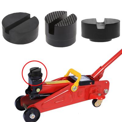 7 Types1Pc Car Lift Jack Stand Rubber Pads Black Rubber Slotted Floor Jack Pad Frame Rail Adapter Car Jack Pad for Scissor