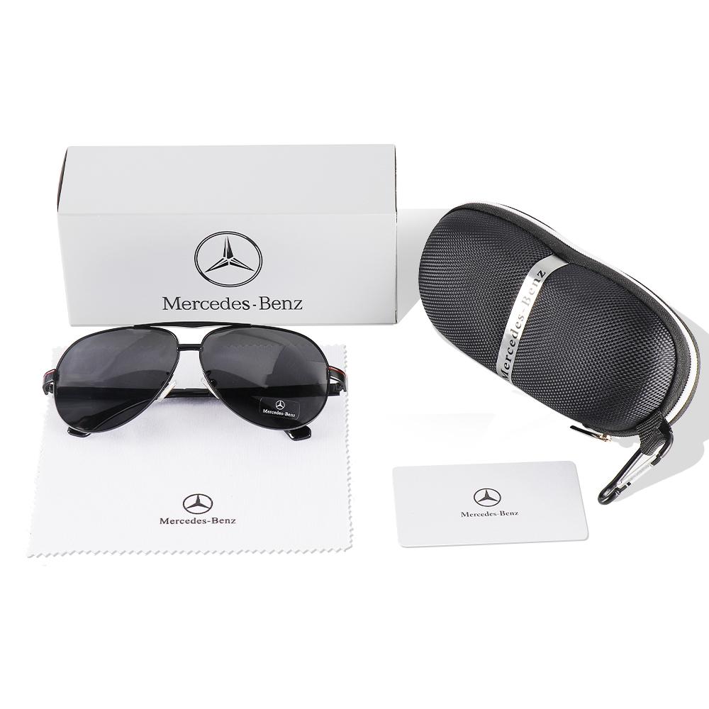 Tuhgj1 New 2025 Car Logo Sunglasses Driving Glasses Polarized Sun Protection for Mercedes Benz W177 CLS GLA GLC GLC GLK GLS SLK W204 W2