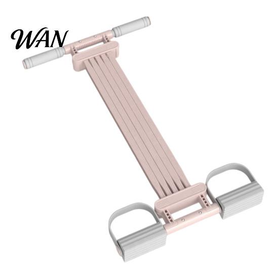Oefenweerstandsbanden Pedaalband met Handvat, Verstelbare Buik Taille Arm Benen Krachttraining Workout Band, Sit-Up Spantouw Enkel