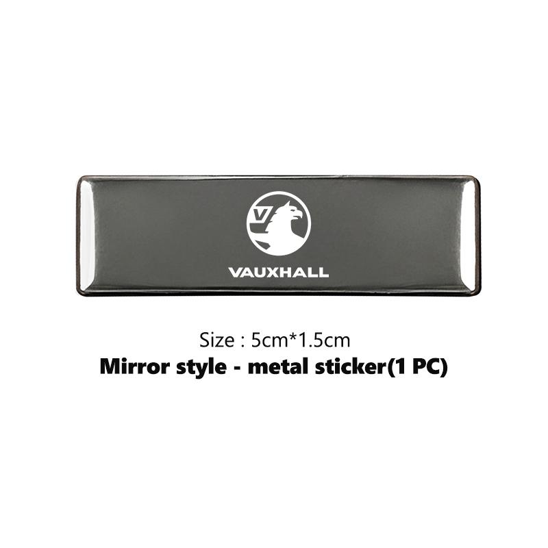 

Metal Sticker Aluminum Badge Emblem Sticker Car Accessories For Vauxhall VXR Astra Mokka Tigra Corsa Grandland D Astra G J H