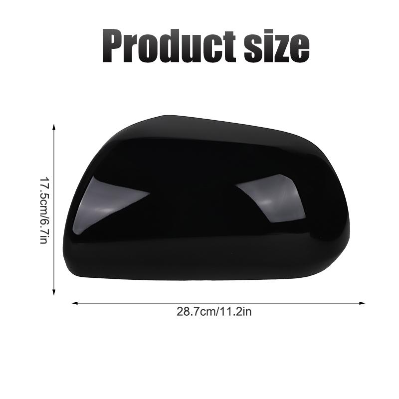 Left Right Door Wing Rearview Mirror Cover Cap For Toyota Sienna 2011 2012 2013 2014 2015 2016 2017-  W/O Turn Signal Light