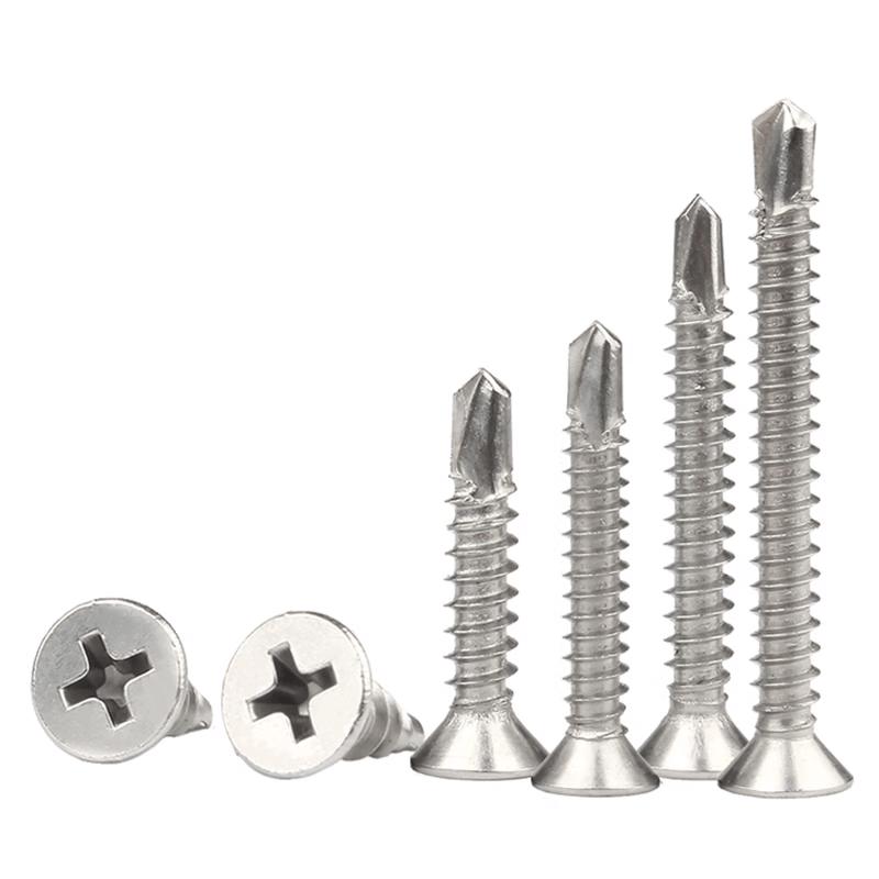 GUWANJI 410 Stainless Steel Cross Recessed Self-Drilling Screw
