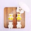 50g Cute Beer Shaped Pastry Moulds Mooncake Molds Mooncake Mould Hand Pressure Plastic Material Baking Accessories Tools