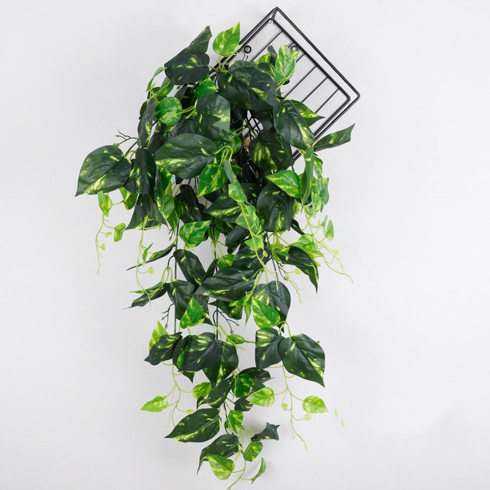 Plastic Fake Hanging Plants Handmade Artificial Realistic Vine Plants Decorative Lifelike Fake Tree Leaves Garden Decor