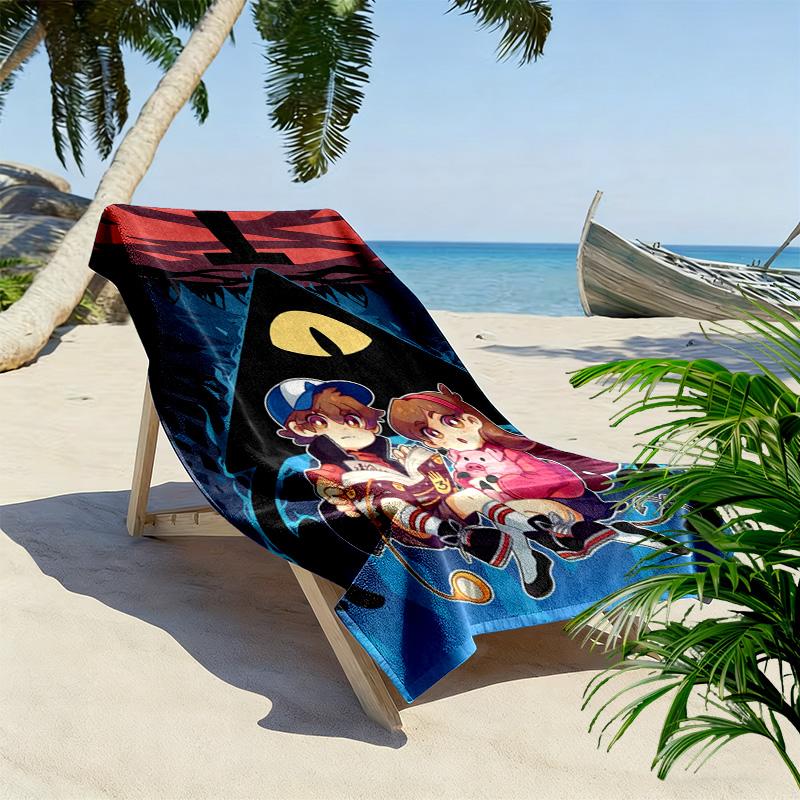 Gravity Falls theme 2D Flat Print Beach Towel, Large Soft Quick Dry Towel for Beach Camping SwimmingXSTJ0915584