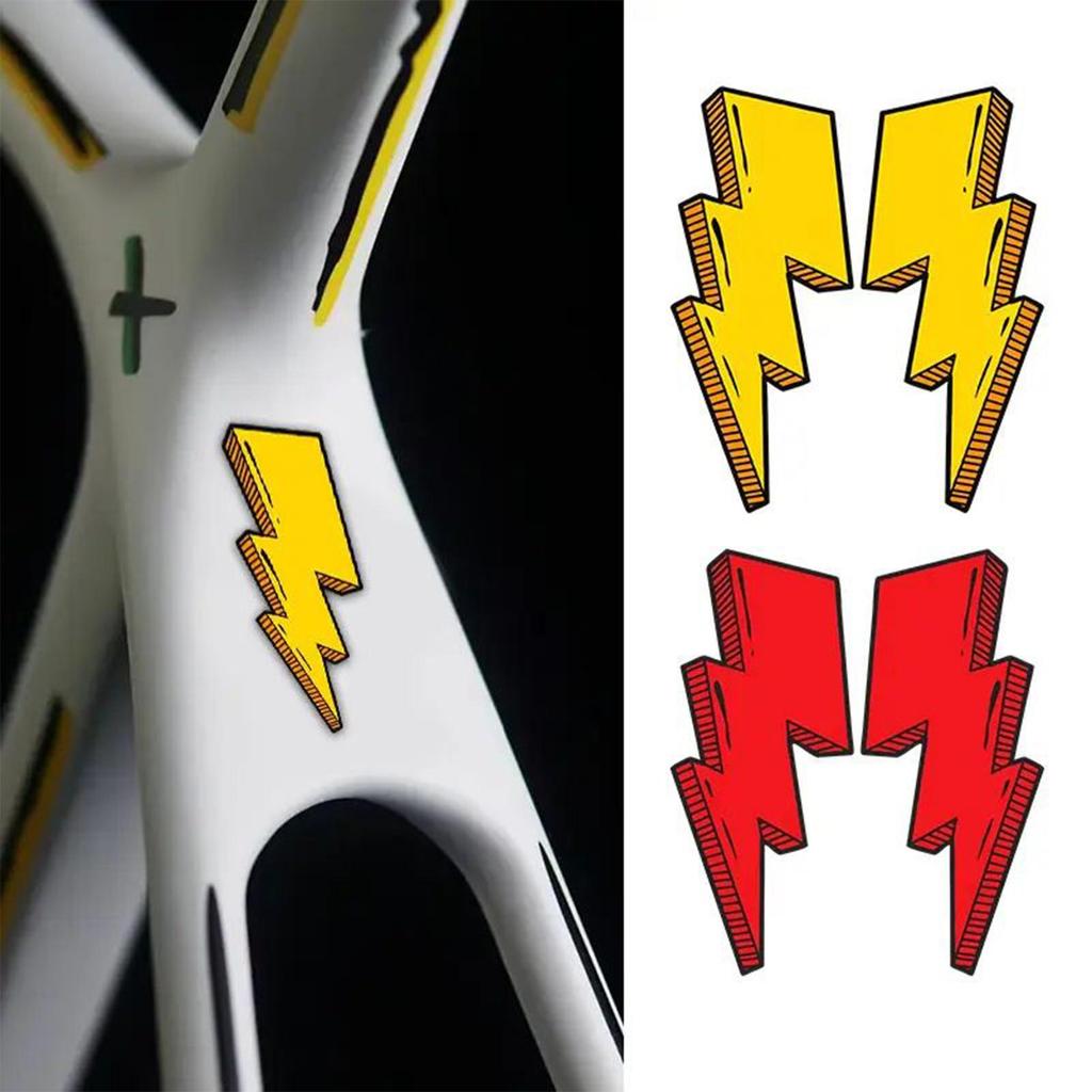 Motorcycle Decals 5-Piece Waterproof Motocross Cool Stickers Funny Decoration Decals For Adults Kids Teens Car Laptop Helmet