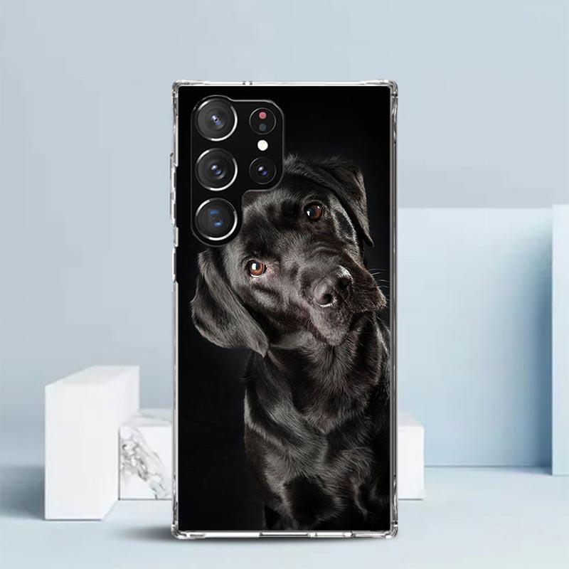 Labrador Retriever Dog Phone Case For Samsung Galaxy S24 S25 Edge S26 Ultra S22 S23 Plus S21 + S20 FE Soft TPU Back Cover Galaxy