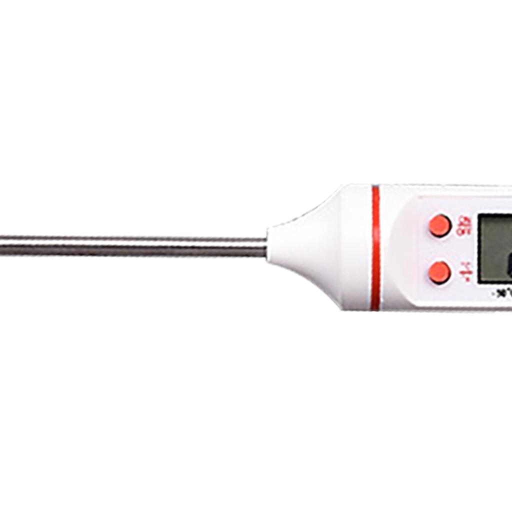TP 101 Food Thermometer Kitchen Grill Probe Thermometer Milk Water Electronic Thermometer White