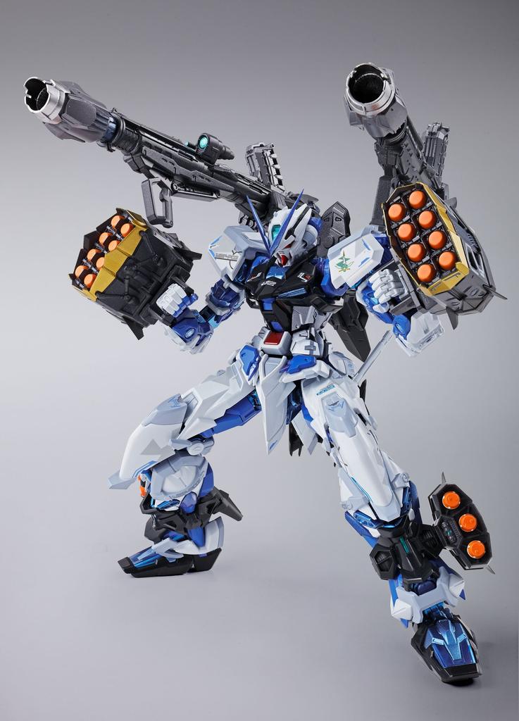 TAMASHII NATIONS METAL BUILD Mobile Suit Gundam SEED ASTRAY Gundam Astray Blue Frame Weapon 180mm ABS PVC Painted Action Figure (Full Equipment)