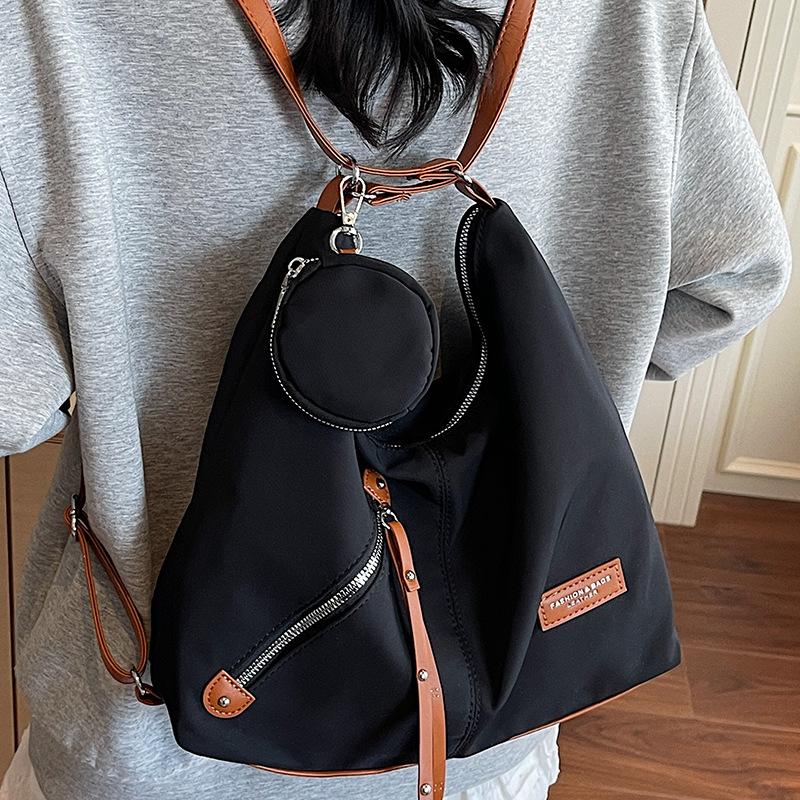 New Trendy Fashion Backpack Tote Bag Women's Simple Large-capacity Shoulder Bag Korean Casual Commuter Messenger Bag