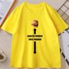 Torta Pounder Humburger Printed Meme Tshirt Women Round Neck Short Sleeve Casual Comfortable Tshirt Streetwear
